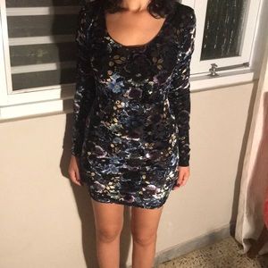 Free People Burnout Velvet Slip Dress